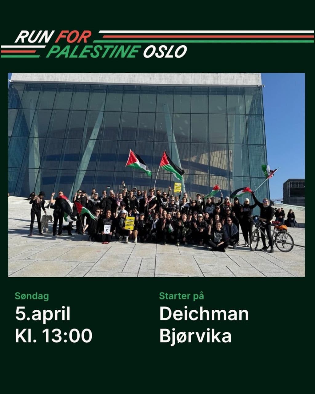 RUN FOR PALESTINE OSLO
