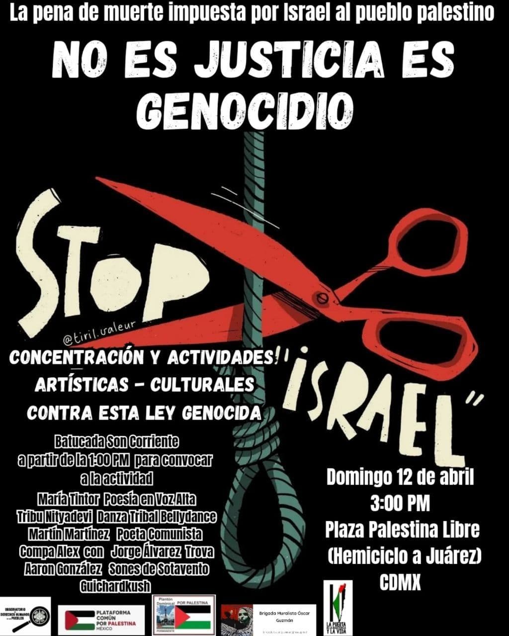 NO ES JUSTICIA ES GENOCIDIO