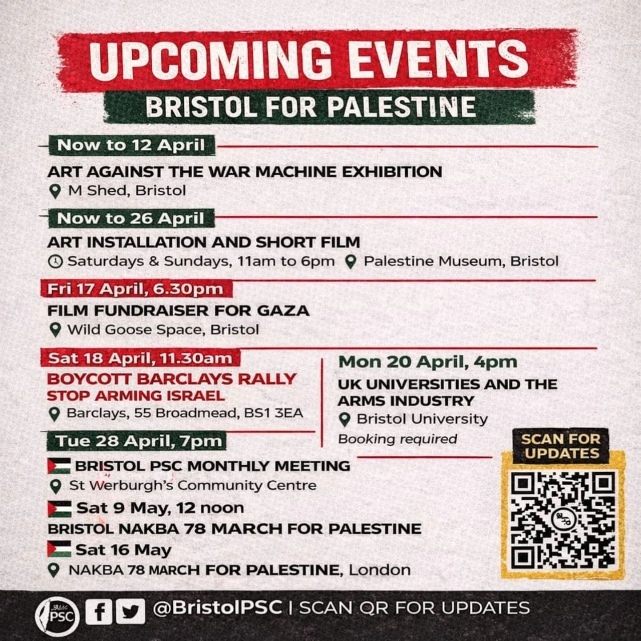 BRISTOL FOR PALESTINE / 12 April