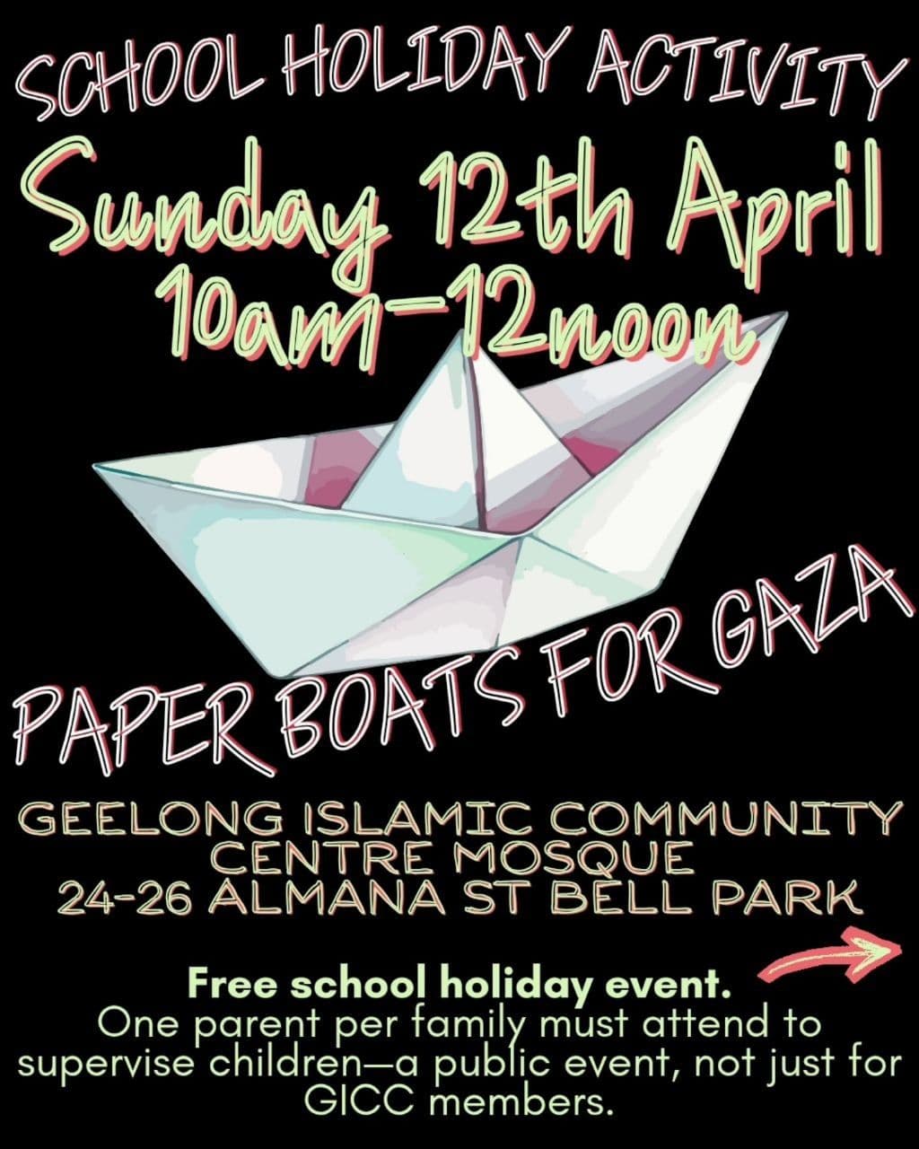 SCHOOL HOLIDAY ACTIVITY