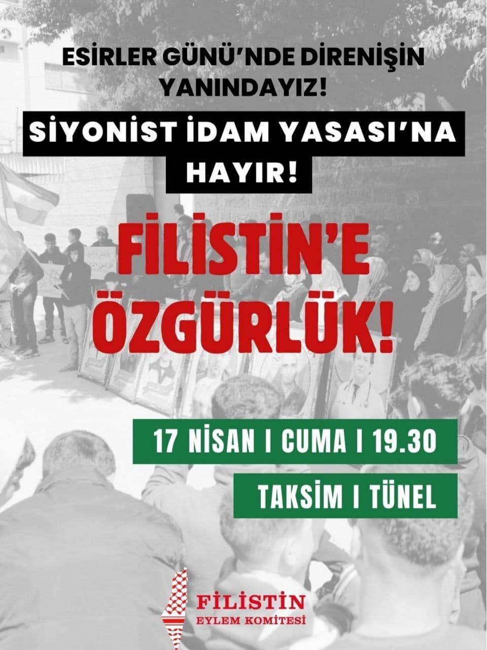 FILISTIN'E ÖZGÜRLUK!