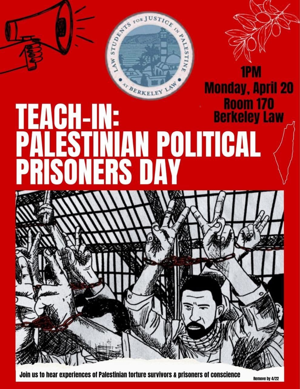 PALESTINIAN POLITICAL PRISONERS DAY TEACH-IN