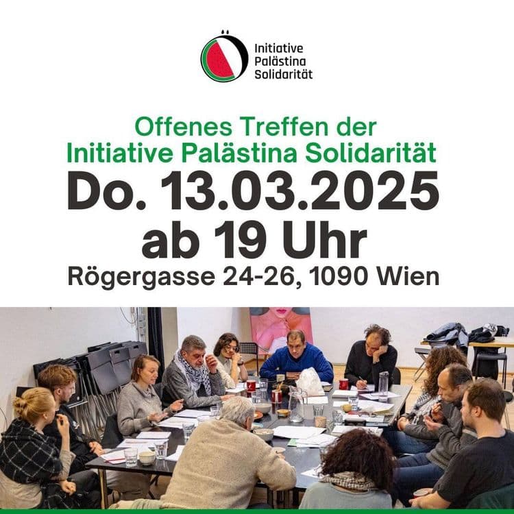 Offenes Treffen der Initiative Palästina Solidarität